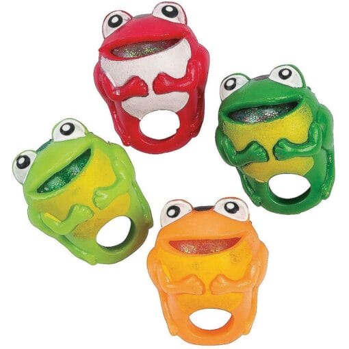 Squeeze Frog Rings 1Pc