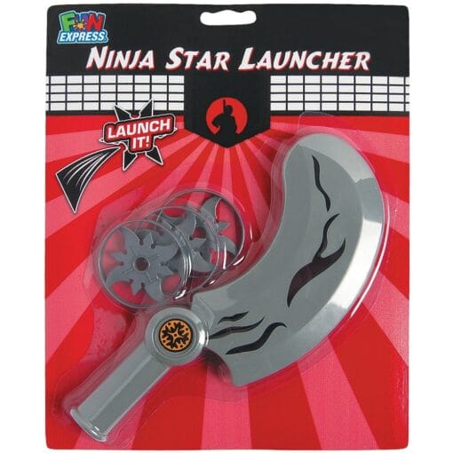 Ninja Stars &Amp; Launcher Set