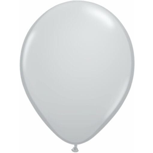 11&Quot; Fsh Gray Latex Balloons 100Ct