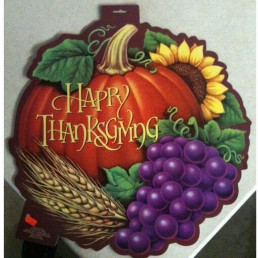 Heritage Happy Thanksgiving Cutout