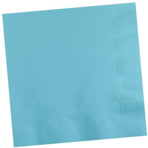 Pastel Blue Napkin Beverage 50Ct