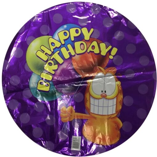 18&Quot; Rnd Garfield Happy Birthday Foil Bln