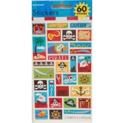 Sticker Sheets Pirate Party