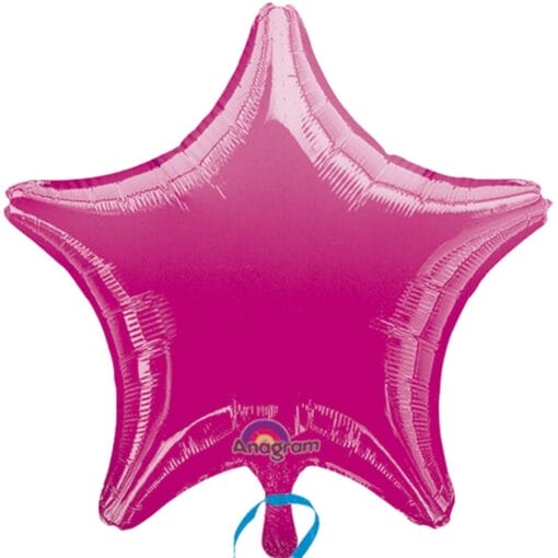 18&Quot; Str Fuchsia Foil Balloon