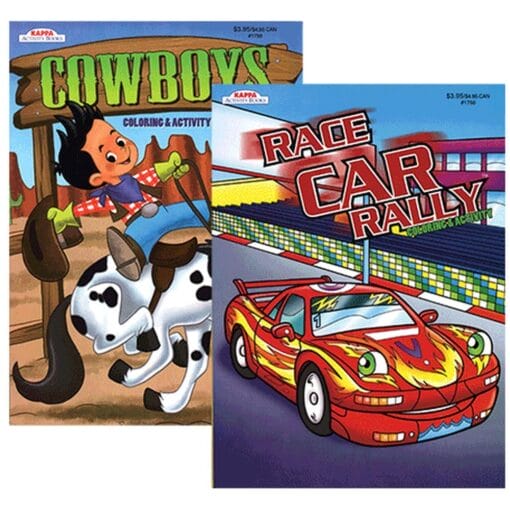 Coloring Book, Race Cars &Amp; Cowboys