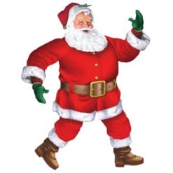 Santa Jointed Classic Cut-Out 3.7ft