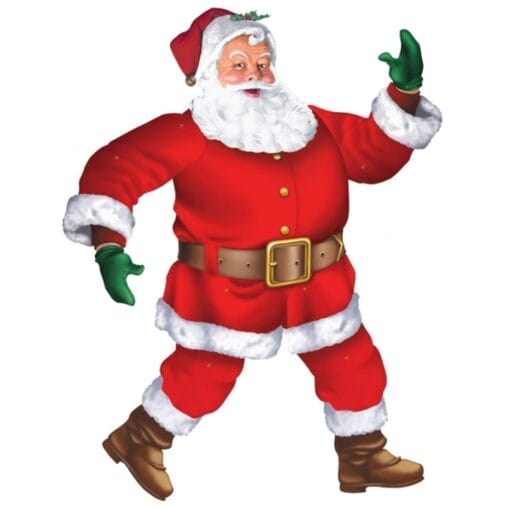 Santa Jointed Classic Cut-Out 3.7Ft
