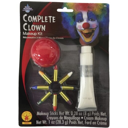 Clown Makeup Kit W/Nose