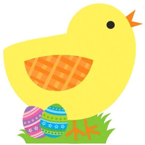 Cutout Easter Chick On Egg 13&Quot;