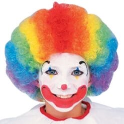 Clown Wig Multi Color Child