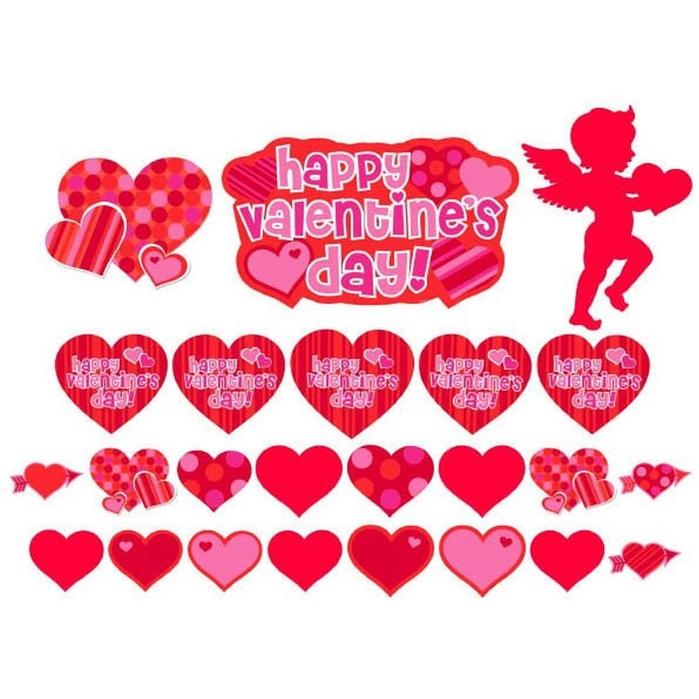 Amscan Valentine's Day Foam Heart Stickers