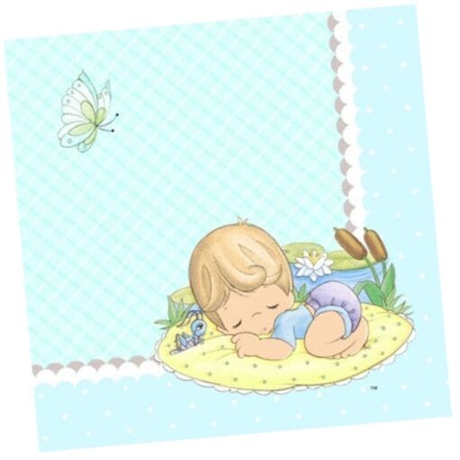 Precious Moments Boy Napkins Bvg 16Ct