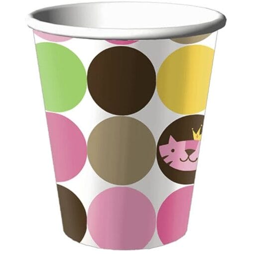 Queen Of Jungle Cups Hot/Cold 9Oz 8Ct