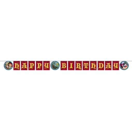 Jake/Neverland Pirates Birthday Banner