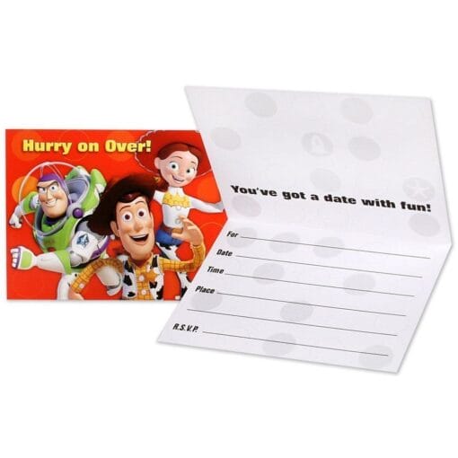 Toy Story 3 Invitations 8Ct