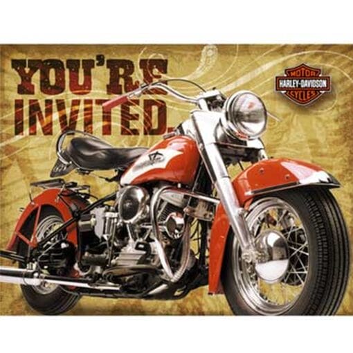 Harley-Davidson Invitations 8Ct