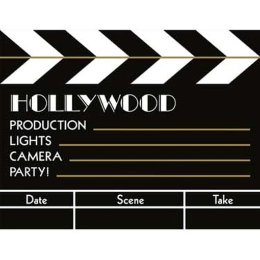 Hollywood Invites 8Ct