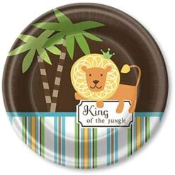 King of The Jungle Plates RND 7" 8CT