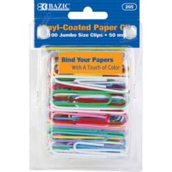 Paper Clips Jumbo Colored 10OPK