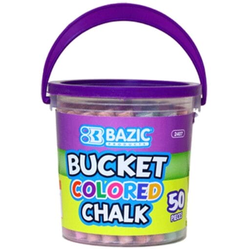 Chalk, Colored Astd 50Pc