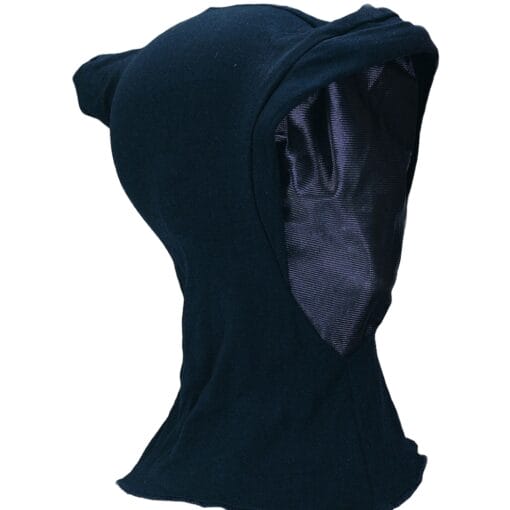 Hidden Face Mask Black W/Hood