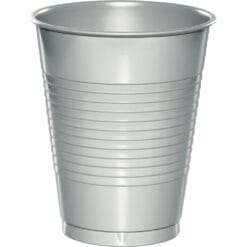 S Silver Cups Plastic 16OZ 20CT