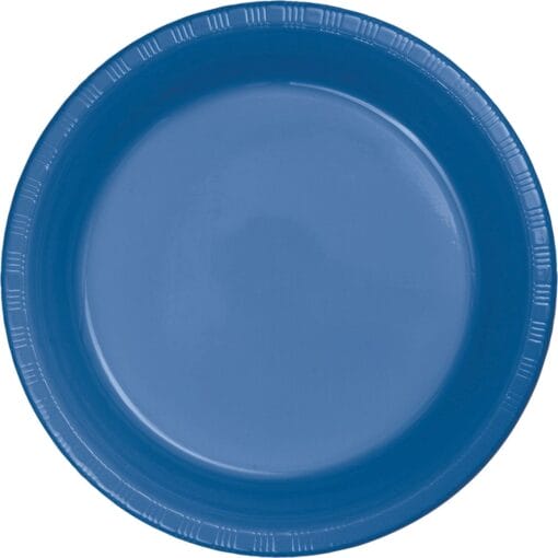 True Blue Plate Plastic, 10&Quot; 20Ct