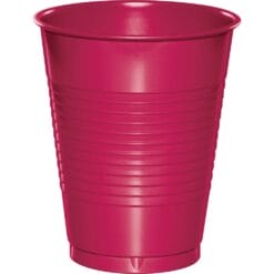 Hot Magenta Cups Plastic 16OZ 20CT