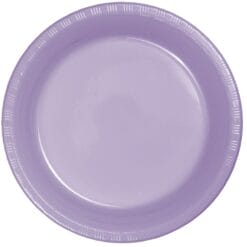 Lavender Plate Plastic 7" 20CT