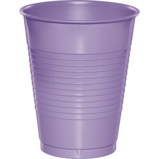 Lavender Cups Plastic 16Oz 20Ct