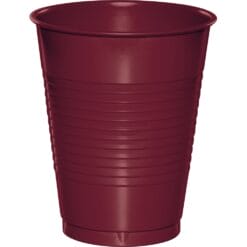 Burgundy Cups Plastic 16OZ 20CT