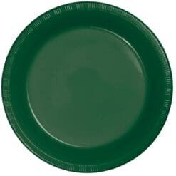 H Green Plate Plastic 7" 20CT
