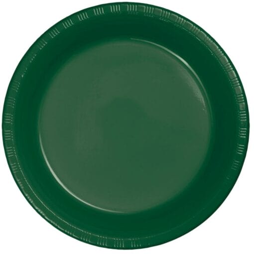 H Green Plate Plastic 7&Quot; 20Ct