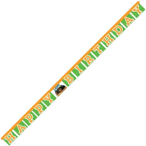 Tractor Time Jointed Birthday Banner