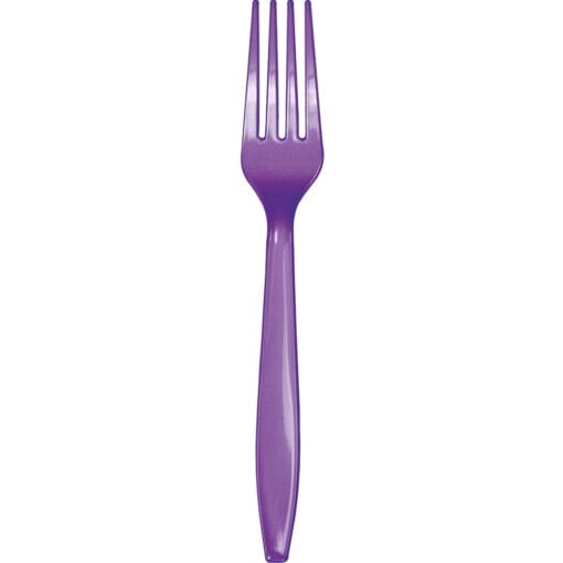 Am Purple Cutlery Forks 24Ct