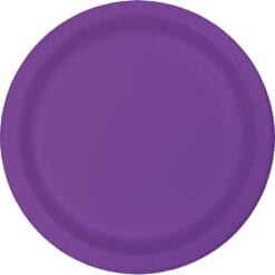Am Purple Plate Paper RND 10" 24CT