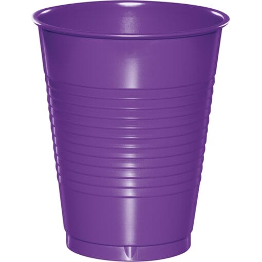 Am Purple Cups Plastic 16Oz 20Ct