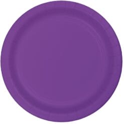 Am Purple Plate Paper 9" 24CT