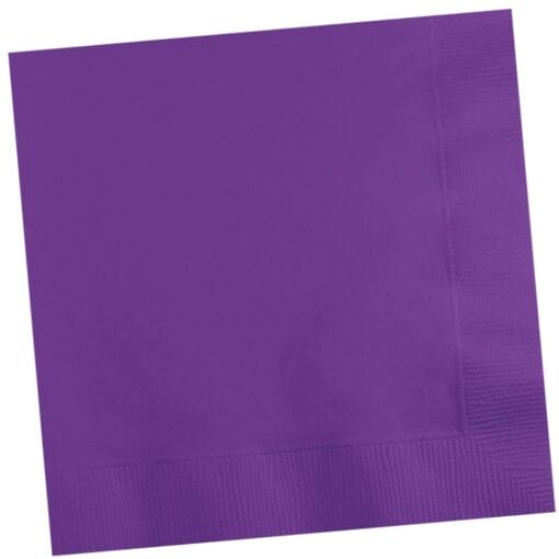 Am Purple Napkins Beverage 50Ct