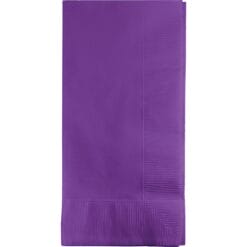 Am Purple Napkin, Dinner 1/8 Fold 50CT