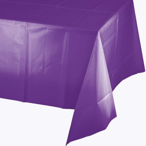 Am Purple Tablecover 54X108 Plastic
