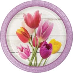 Beautiful Blossoms Plate 8.75" 8CT