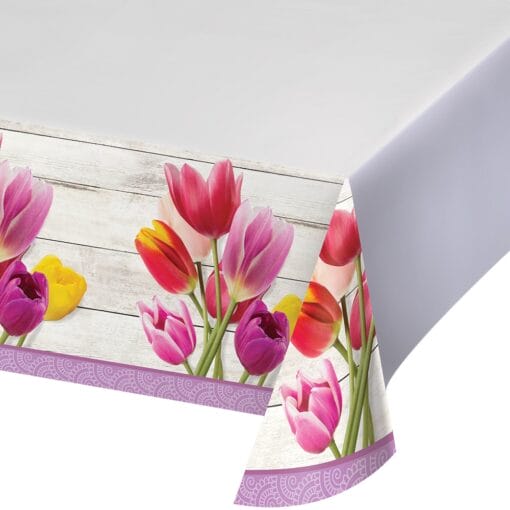 Beautiful Blossoms Tablecover Pl 54X102
