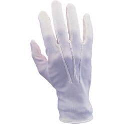 Gloves White Nylon Mens