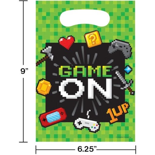 Gaming Party Loot Bag 8Ct