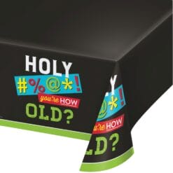 Age Humor Plastic Tablecover 54x102