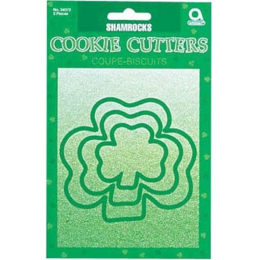 Shamrock Cookie Cutters 3Pcs