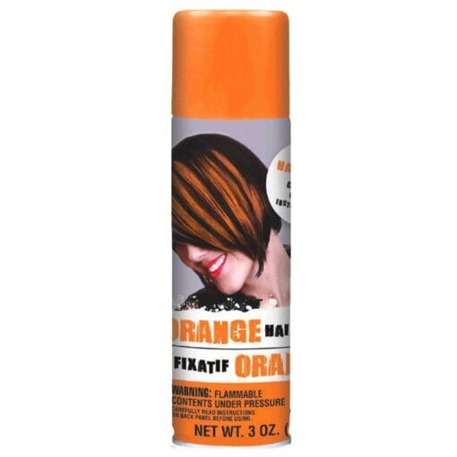 Orange Hair Spray Temporary