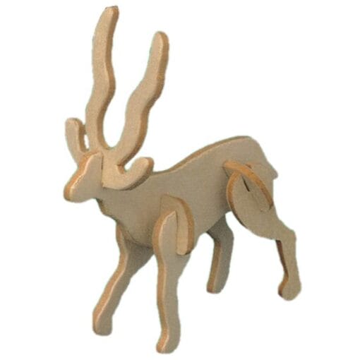 Wood Puzzle Antelope