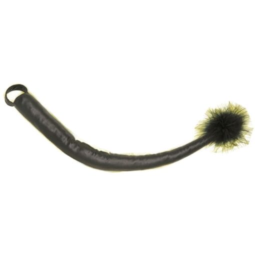 Cat Tail Faux Black Leather